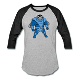 Character #10 Baseball T-Shirt - heather gray/black