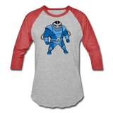 Character #10 Baseball T-Shirt - heather gray/red