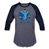 Character #10 Baseball T-Shirt - heather blue/navy
