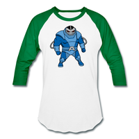 Character #10 Baseball T-Shirt - white/kelly green