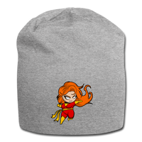 Character #8 Jersey Beanie - heather gray