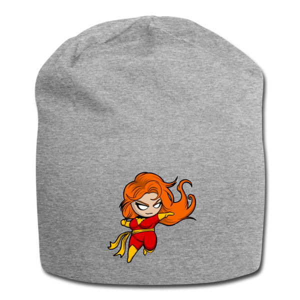 Character #8 Jersey Beanie - heather gray