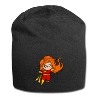 Character #8 Jersey Beanie - charcoal gray