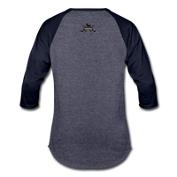 Character #9 Baseball T-Shirt - heather blue/navy