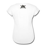 Character #8 Women's Tri-Blend V-Neck T-Shirt - white