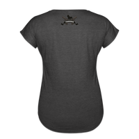 Character #8 Women's Tri-Blend V-Neck T-Shirt - deep heather