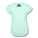 Character #8 Women's Tri-Blend V-Neck T-Shirt - mint