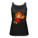 Character #8 Women’s Premium Tank Top - charcoal gray