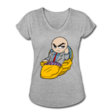 Character #9 Women's Tri-Blend V-Neck T-Shirt - heather gray