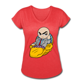 Character #9 Women's Tri-Blend V-Neck T-Shirt - heather red