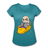 Character #9 Women's Tri-Blend V-Neck T-Shirt - heather turquoise