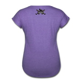 Character #9 Women's Tri-Blend V-Neck T-Shirt - purple heather