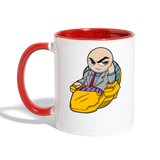 Character #9 Contrast Coffee Mug - white/red