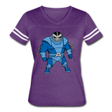 Character #10 Women’s Vintage Sport T-Shirt - vintage purple/white