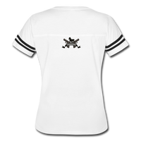 Character #10 Women’s Vintage Sport T-Shirt - white/black