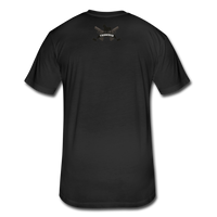 Character #9 Fitted Cotton/Poly T-Shirt by Next Level - black