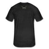 Character #9 Fitted Cotton/Poly T-Shirt by Next Level - black