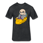 Character #9 Fitted Cotton/Poly T-Shirt by Next Level - heather black