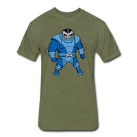 Character #10 Fitted Cotton/Poly T-Shirt by Next Level - heather military green