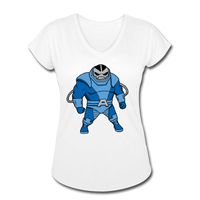 Character #10 Women's Tri-Blend V-Neck T-Shirt - white