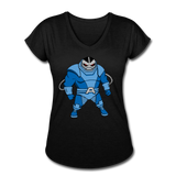 Character #10 Women's Tri-Blend V-Neck T-Shirt - black