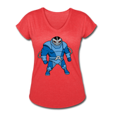 Character #10 Women's Tri-Blend V-Neck T-Shirt - heather red