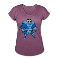 Character #10 Women's Tri-Blend V-Neck T-Shirt - heather plum