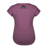 Character #10 Women's Tri-Blend V-Neck T-Shirt - heather plum