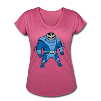 Character #10 Women's Tri-Blend V-Neck T-Shirt - heather raspberry