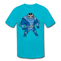 Character #10 Kids' Moisture Wicking Performance T-Shirt - turquoise