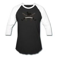 Triggered Logo Baseball T-Shirt - black/white