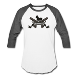 Triggered Logo Baseball T-Shirt - white/charcoal