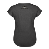 Triggered Logo Women's Tri-Blend V-Neck T-Shirt - deep heather