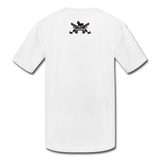Triggered Logo Kids' Moisture Wicking Performance T-Shirt - white