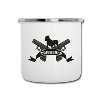 Triggered Logo Camper Mug - white