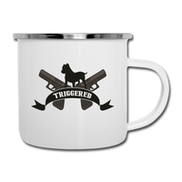 Triggered Logo Camper Mug - white