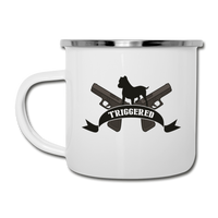 Triggered Logo Camper Mug - white