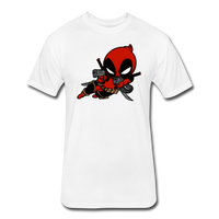 Character #11 Fitted Cotton/Poly T-Shirt by Next Level - white