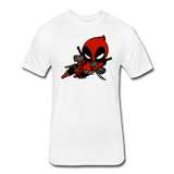 Character #11 Fitted Cotton/Poly T-Shirt by Next Level - white