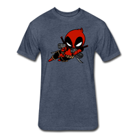 Character #11 Fitted Cotton/Poly T-Shirt by Next Level - heather navy
