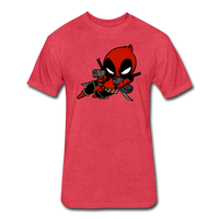 Character #11 Fitted Cotton/Poly T-Shirt by Next Level - heather red