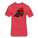Character #11 Fitted Cotton/Poly T-Shirt by Next Level - heather red