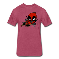 Character #11 Fitted Cotton/Poly T-Shirt by Next Level - heather burgundy