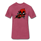 Character #11 Fitted Cotton/Poly T-Shirt by Next Level - heather burgundy