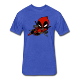 Character #11 Fitted Cotton/Poly T-Shirt by Next Level - heather royal