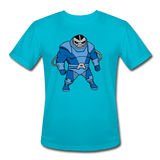 Character #10 Men’s Moisture Wicking Performance T-Shirt - turquoise