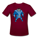 Character #10 Men’s Moisture Wicking Performance T-Shirt - burgundy