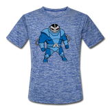 Character #10 Men’s Moisture Wicking Performance T-Shirt - heather blue