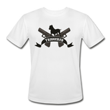 Triggered Logo Men’s Moisture Wicking Performance T-Shirt - white