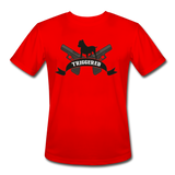 Triggered Logo Men’s Moisture Wicking Performance T-Shirt - red
